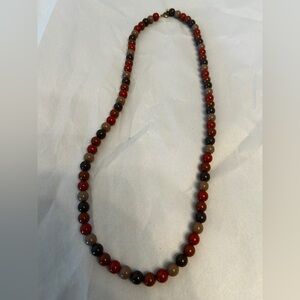 Vintage Multi-Color Beaded Necklace - Women’s Jewelry
